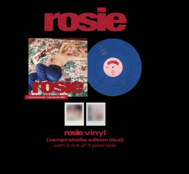 Album Rosé Vinyl Cover Band, Vinyl Vampirehollie US