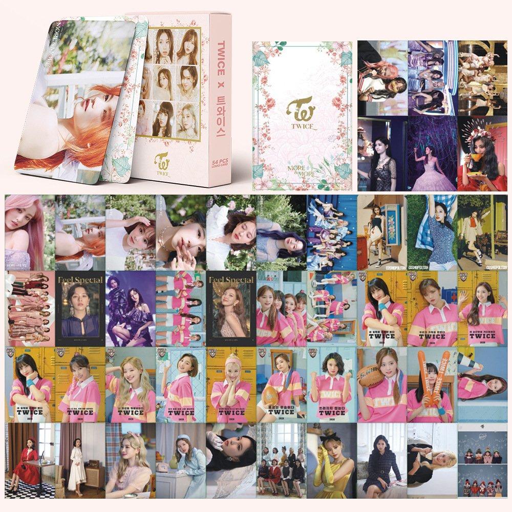 Hộp 54 photocard TWICE (Hộp ảnh bo góc TWICE)