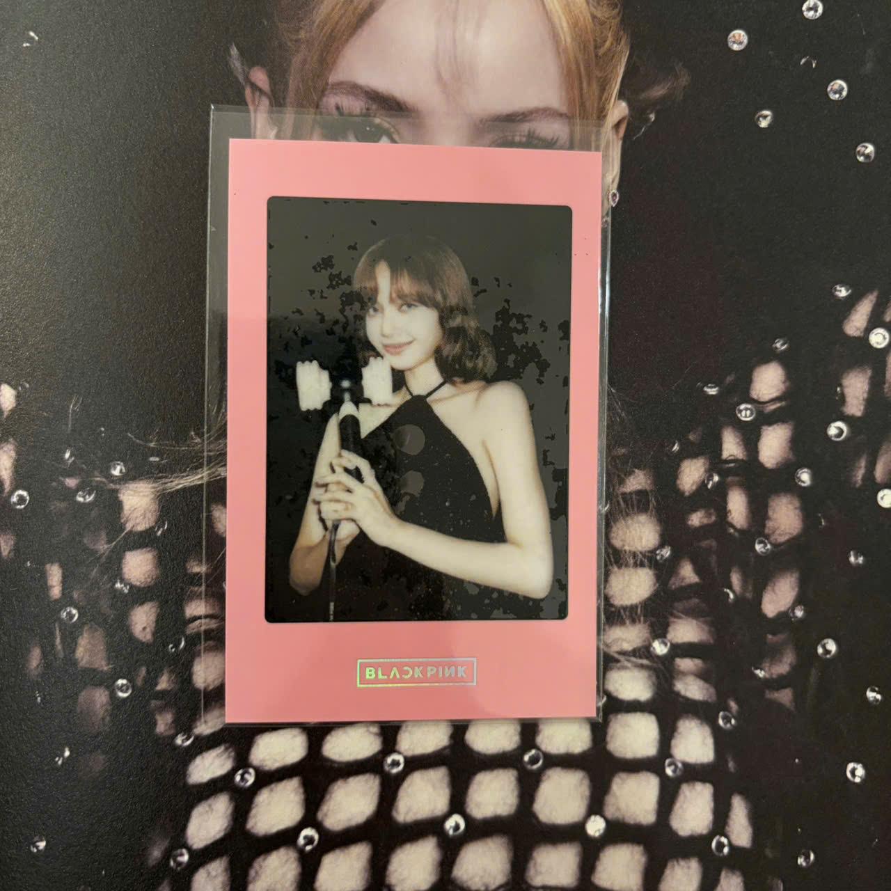 Photocard BP Lisa - Thẻ ảnh bo góc BP Lisa
