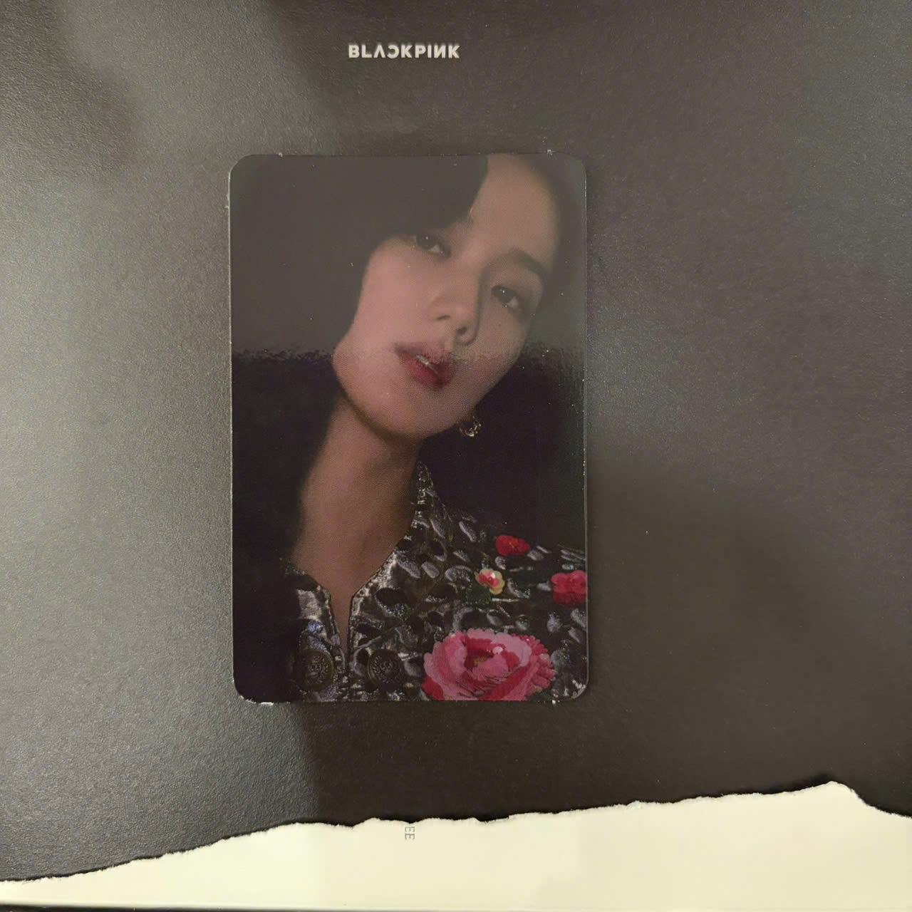 Photocard BP Jisoo - Thẻ ảnh bo góc BP Jisoo