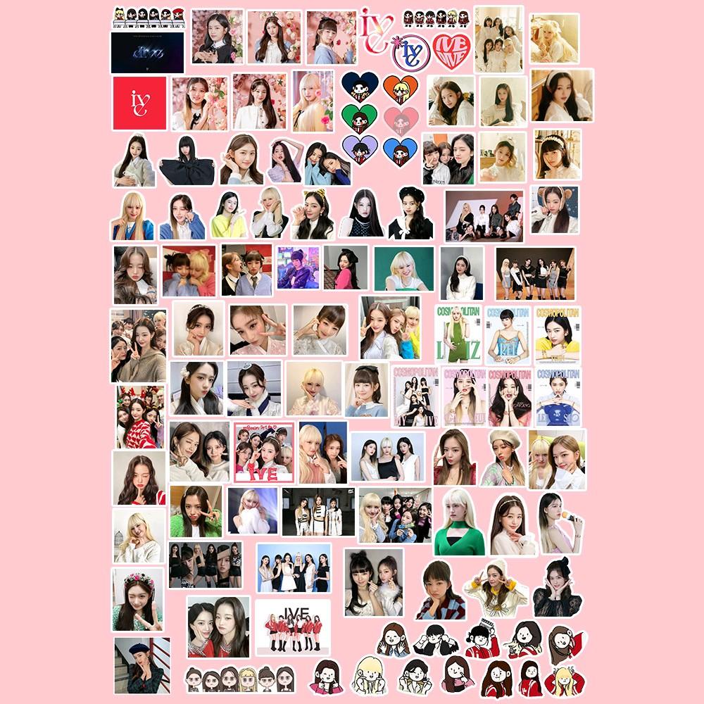 Set 70 sticker niêm phong IVE (sticker trang trí)