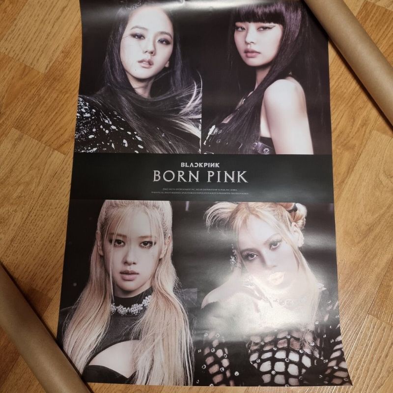 Ảnh BLACKPINK BORN PINK official (Đã gồm ống nhựa gói poster - Poster Born Pink BLACKPINK pre-order official)