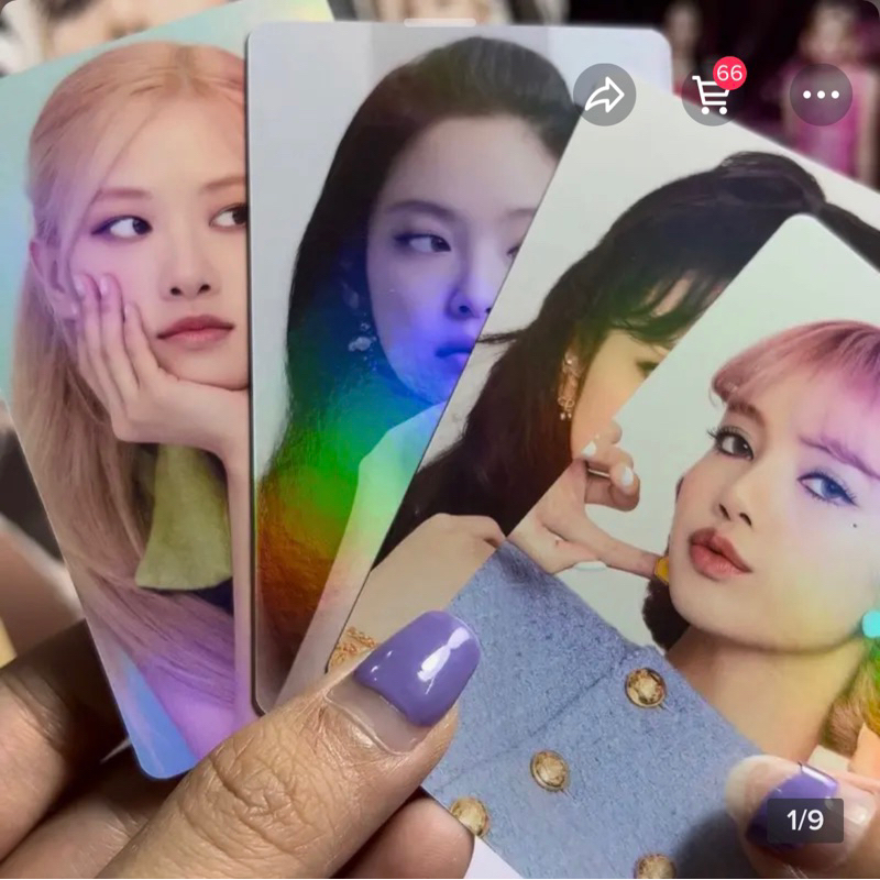 Set Card Pre-Order Welcoming Collection 2022 - Ảnh bo góc BLACKPINK