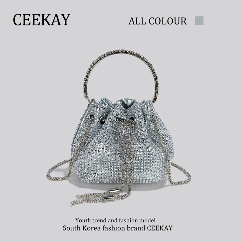 Túi xách CEEKAY bling có dây đeo đi tiệc