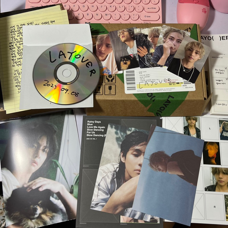 Tách lẻ photocard V Layover BTS