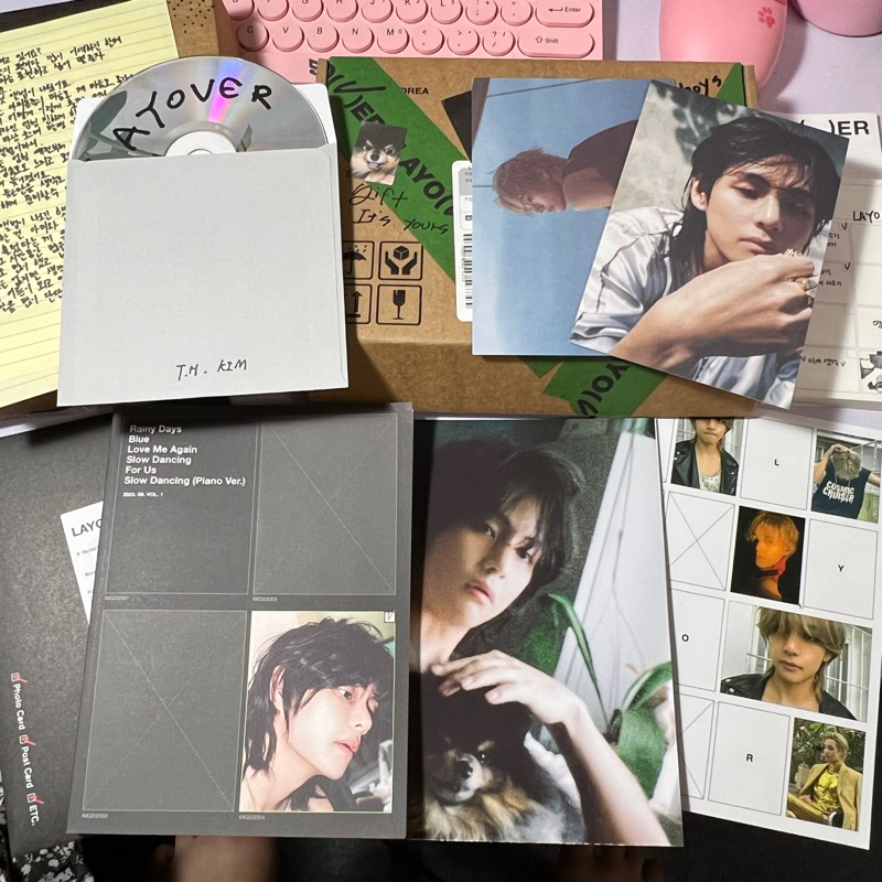 Tách lẻ photocard V Layover BTS