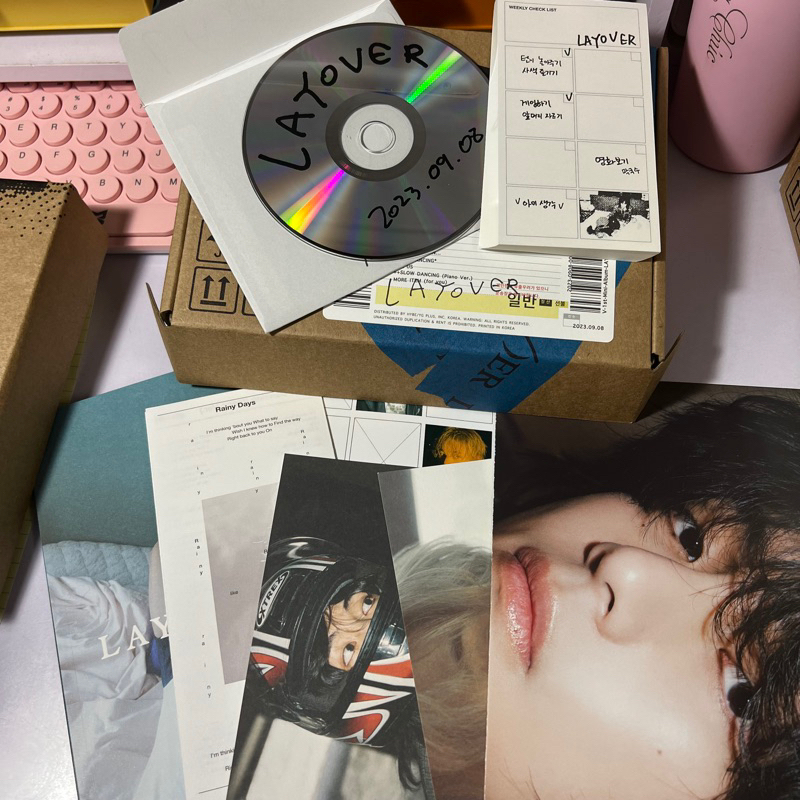 Tách lẻ photocard V Layover BTS