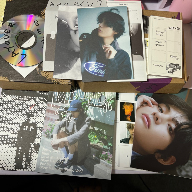 Tách lẻ photocard V Layover BTS