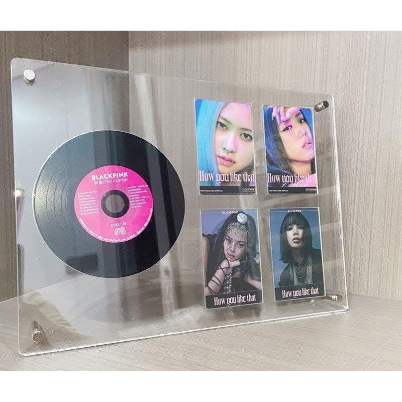 Khung mica trong suốt trưng bày photocard và CD