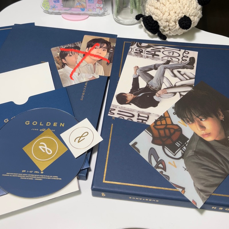 Photocard, album rỗng Jungkook Golden