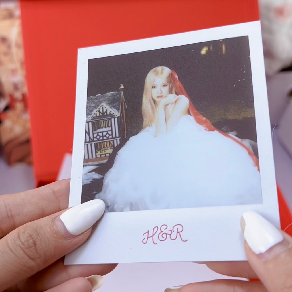 Photocard Season's Greeting: Hank & Rosé