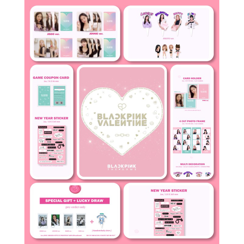[Có POB] BLACKPINK The Game Valentine