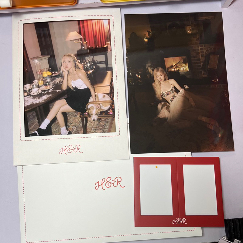 Photocard Season's Greeting: Hank & Rosé