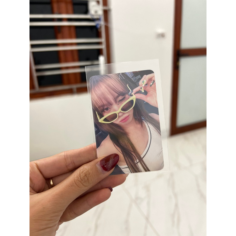 Photocard Le Sserafim Easy chính hãng - Thẻ ảnh bo góc Le Sserafim Easy