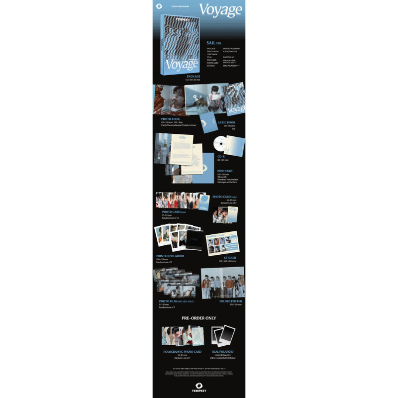 Album Tempest Voyage nguyên seal