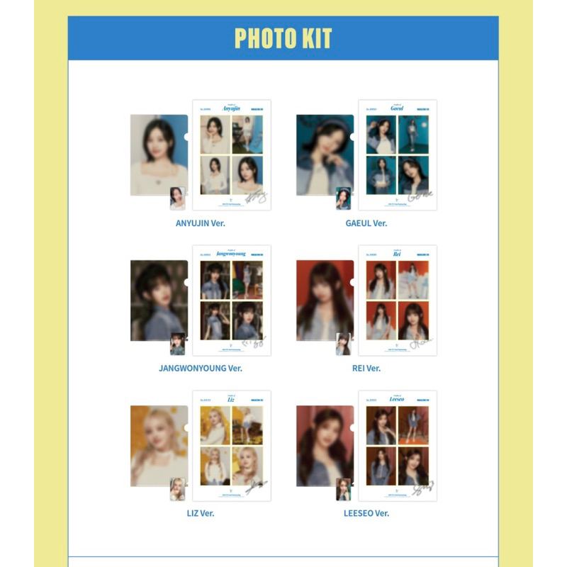 2024 IVE 2nd Fanmeeting MAGAZINE IVE - Random Photocard Pack
