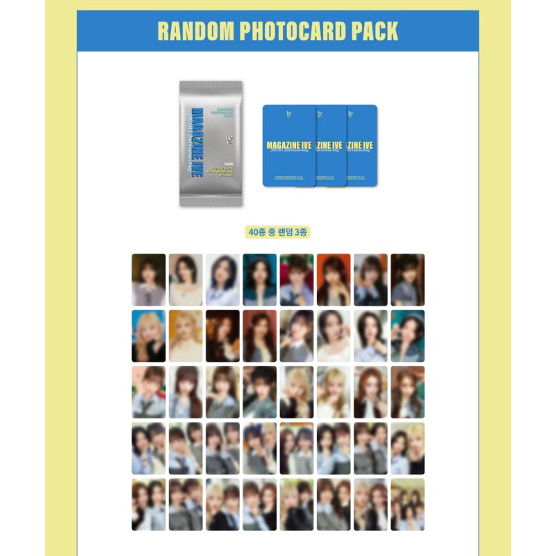 2024 IVE 2nd Fanmeeting MAGAZINE IVE - Random Photocard Pack