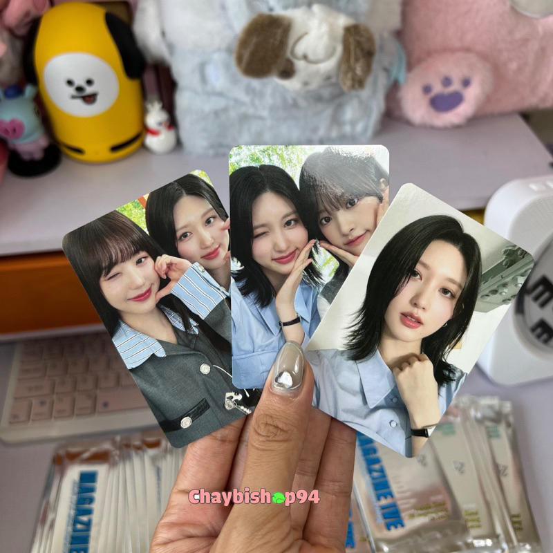 Hộp quà photocard IVE chính hãng - Hộp quà thẻ ảnh bo góc IVE