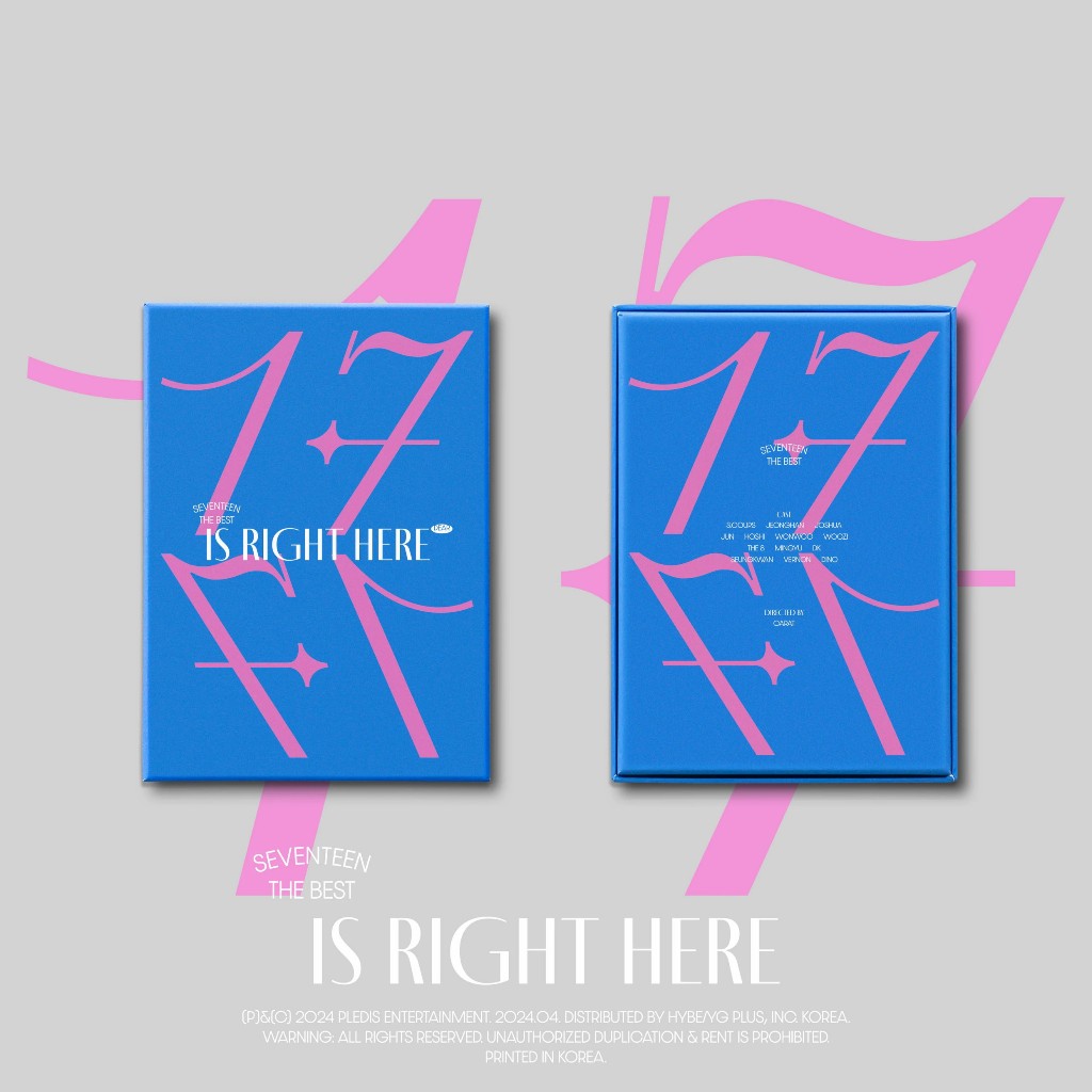 Album SEVENTEEN 17 IS RIGHT HERE chính hãng Nguyên Seal