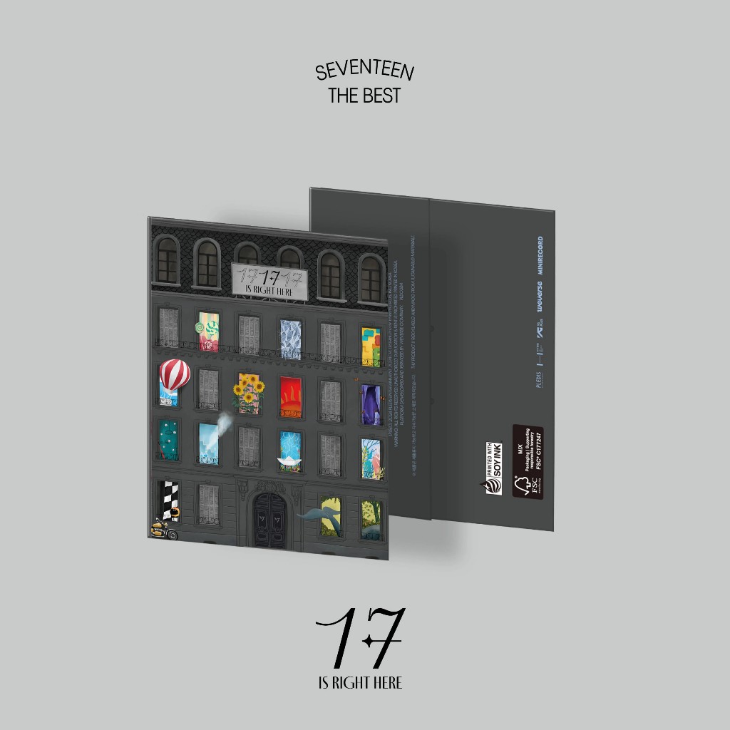 Album SEVENTEEN 17 IS RIGHT HERE chính hãng Nguyên Seal