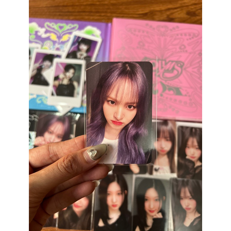 Photocard IVE SWITCH chính hãng, thẻ ảnh bo góc IVE chính hãng