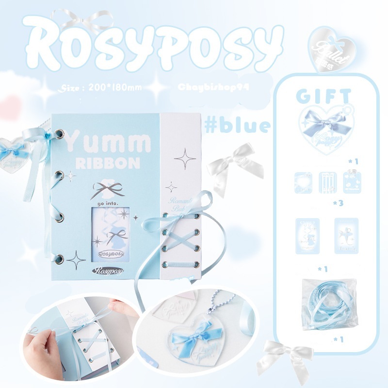 Binder Rosy Posy Cột Nơ 18x20cm