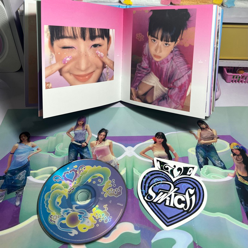 Photocard IVE SWITCH chính hãng, thẻ ảnh bo góc IVE chính hãng