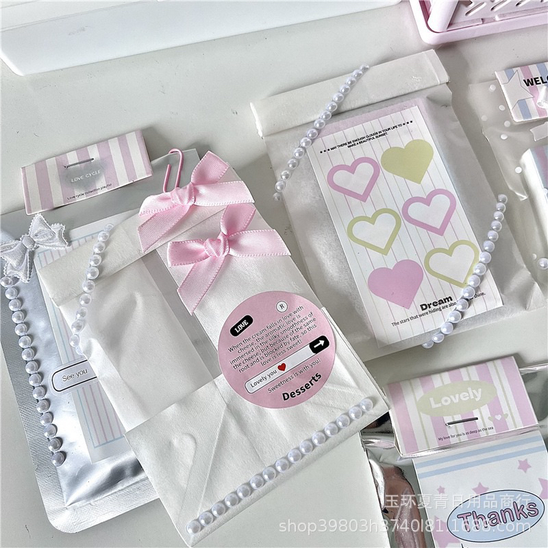 Set 25 nơ nhiều size trang trí, gói card, gói quà