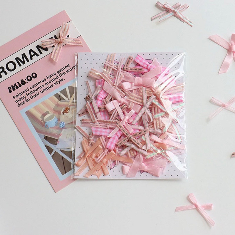 Set 25 nơ nhiều size trang trí, gói card, gói quà