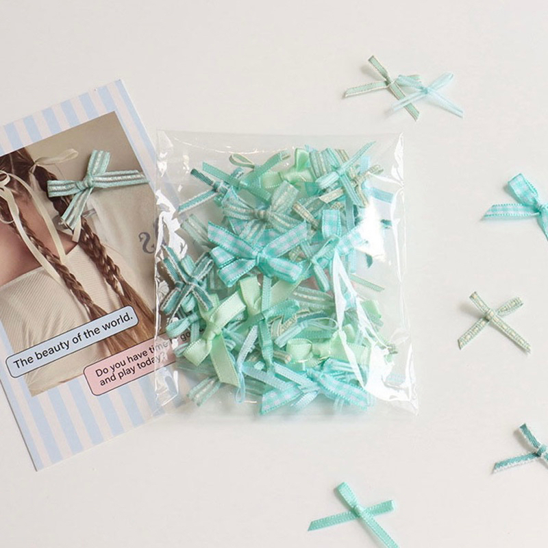 Set 25 nơ nhiều size trang trí, gói card, gói quà