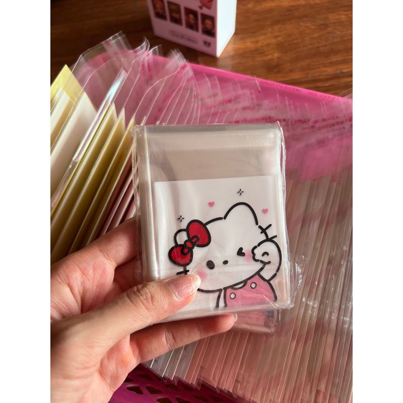 Set 100 túi bóng kính 7x7cm dễ thương