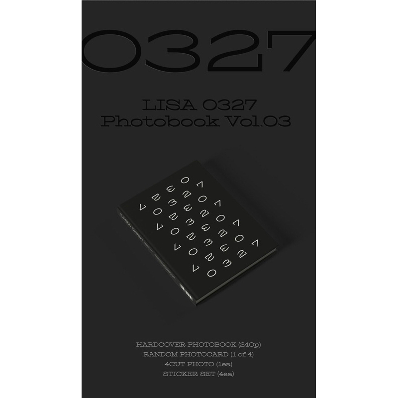 Photobook LISA 0327 Vol.03 chính hãng, nguyên seal