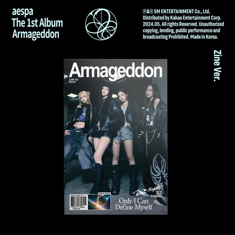 Album Aespa Armageddon chính hãng nguyên seal