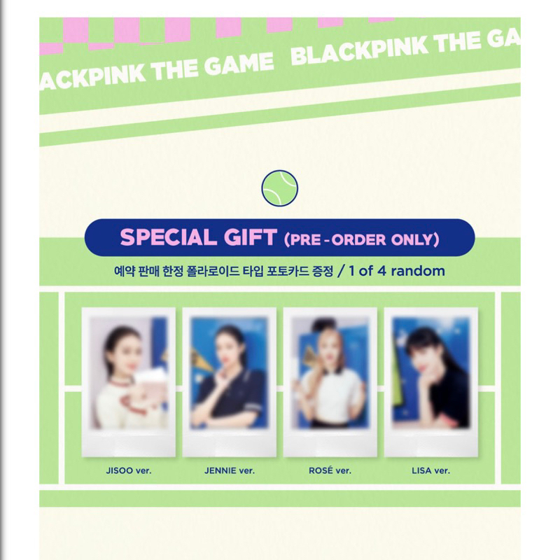 BLACKPINK The Game Sporty Chính hãng, Nguyên seal