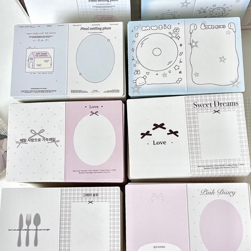 Set 12 bìa gấp gói card size 7.5x10cm