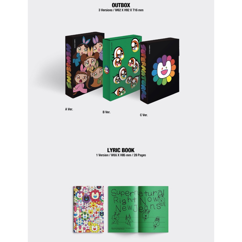 NewJeans [NewJeans 'Supernatural'] Weverse Albums ver chính hãng, nguyên seal