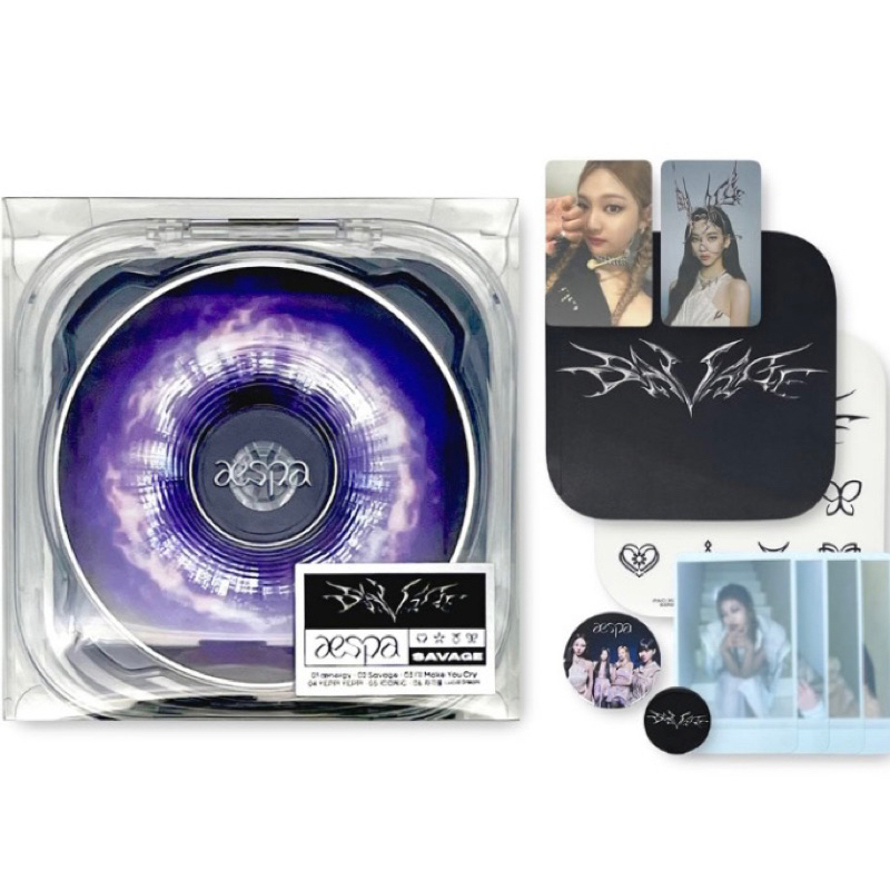 Album Aespa Savage P.O.S Ver chính hãng, nguyên seal