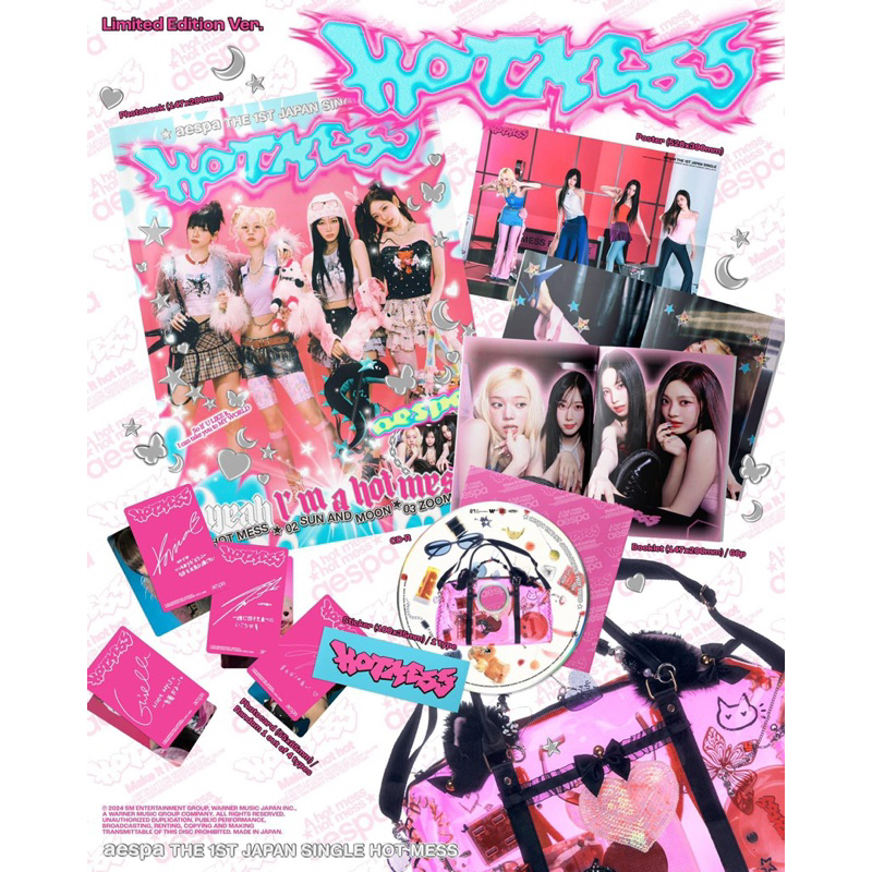 Album Hot Mess Aespa chính hãng, nguyên seal