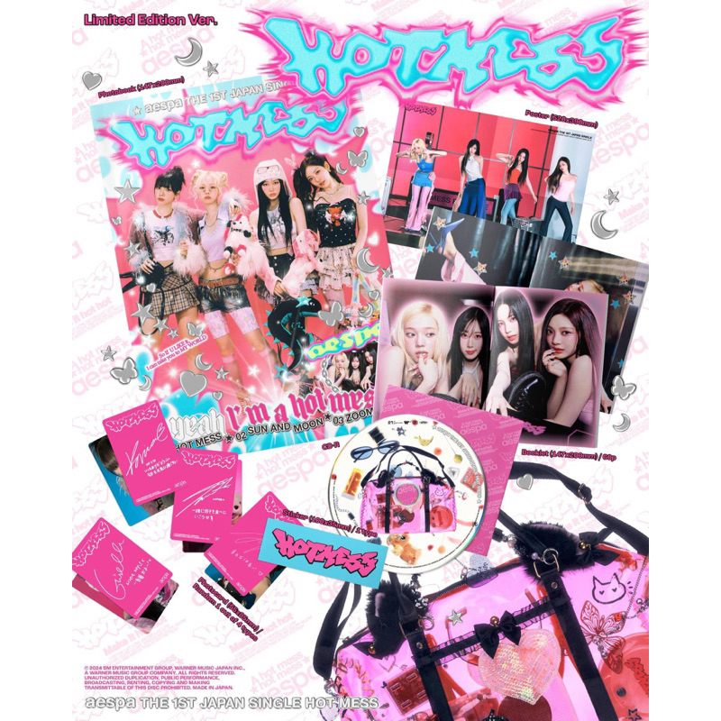 Album Hot Mess Aespa chính hãng, nguyên seal