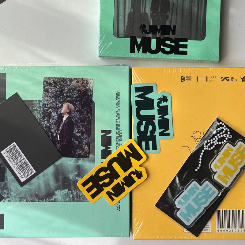 Photocard Jimin Muse, quà POB Jimin Muse