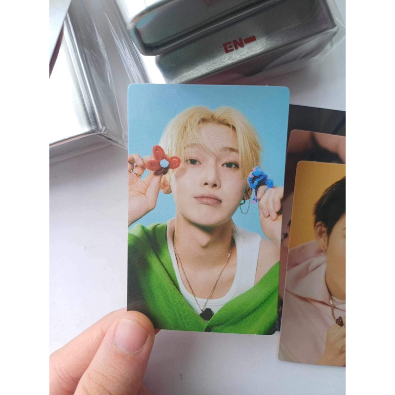 ENHYPEN Photocard & Tin Case Set chính hãng, nguyên seal