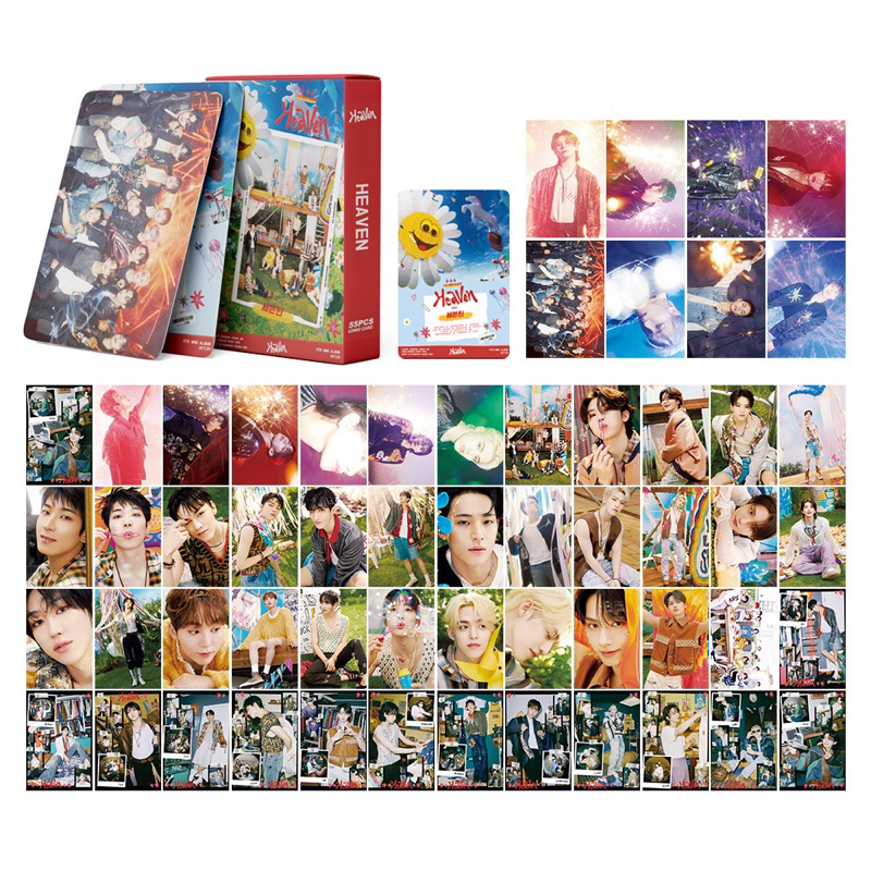 Hộp 54 lomo card Seventeen, freebies Seventeen