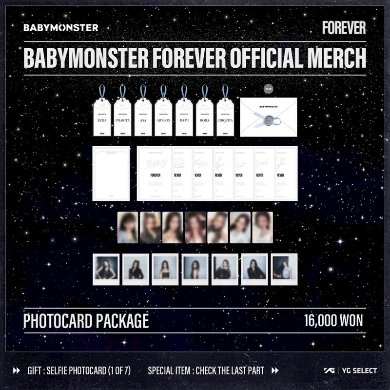[FOREVER] BABYMONSTER PHOTOCARD PACKAGE