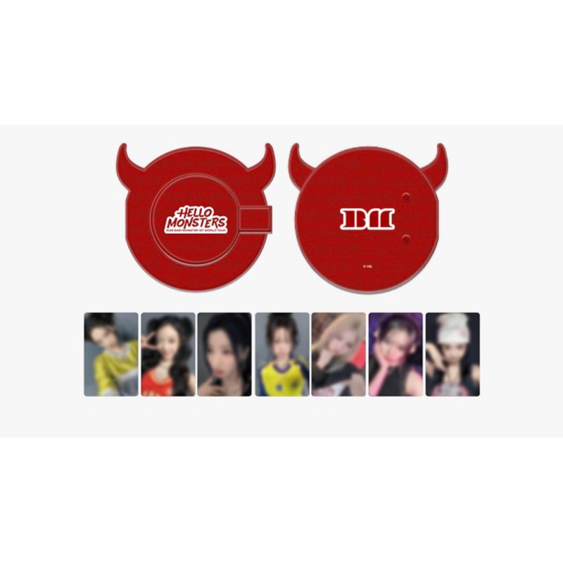 [HELLOMONSTERS] BABYMONSTER HORN PVC PHOTOCARD COLLECT BOOK