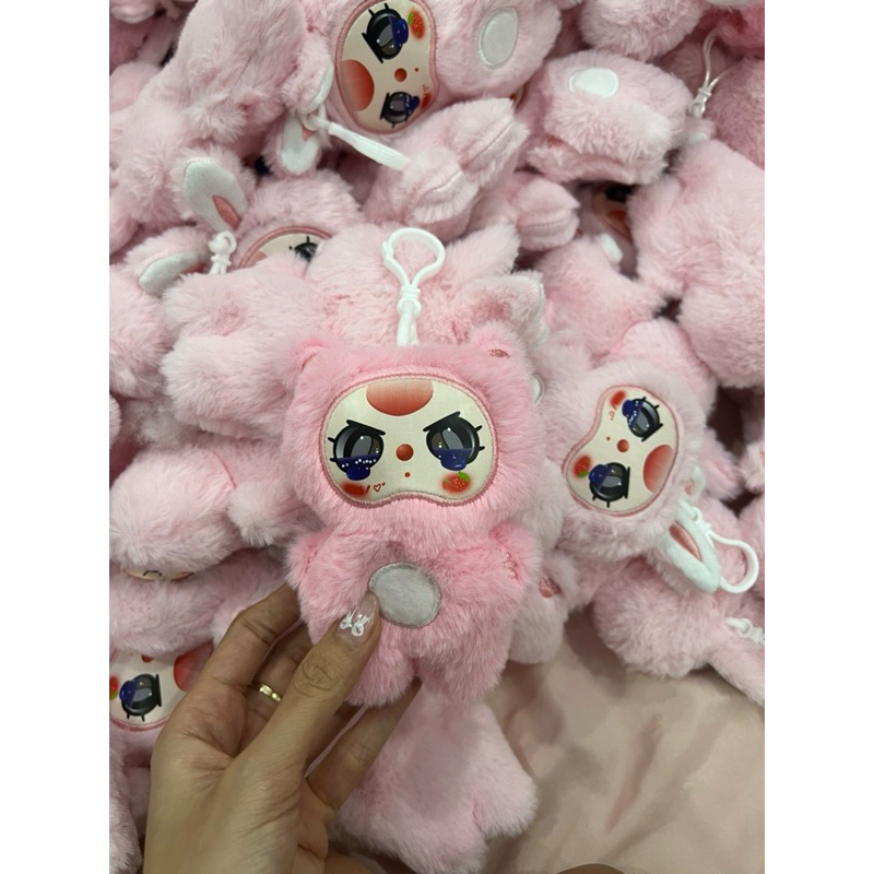 Gấu bông mini dễ thương, kèm móc treo balo, túi xách