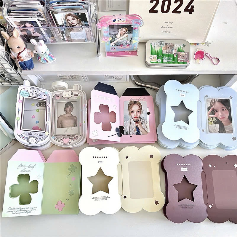 Set 12 bìa gấp gói card, gói quà dễ thương size to