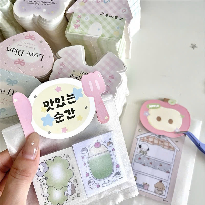 Set 16 tag đầu dễ thương gói quà, gói card, gói hàng