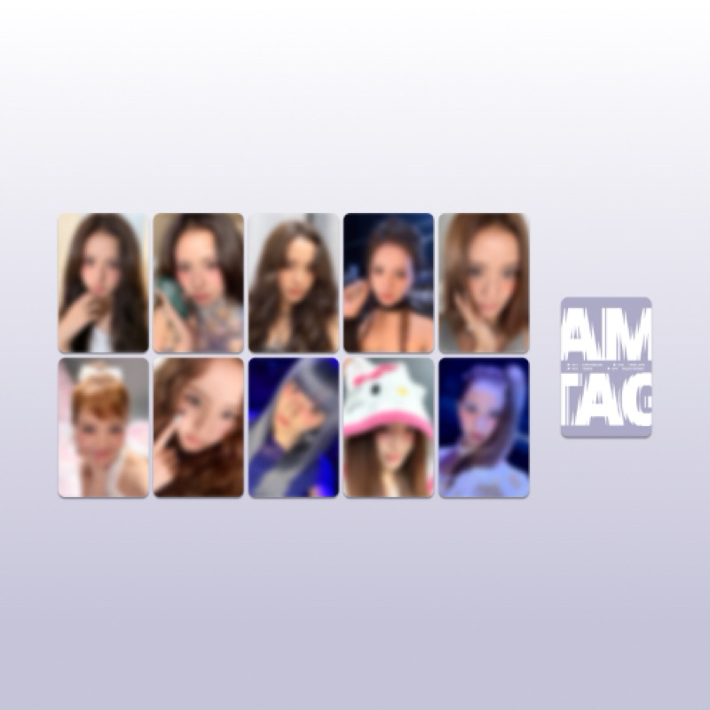 Amortage Jisoo Photocard Set Official