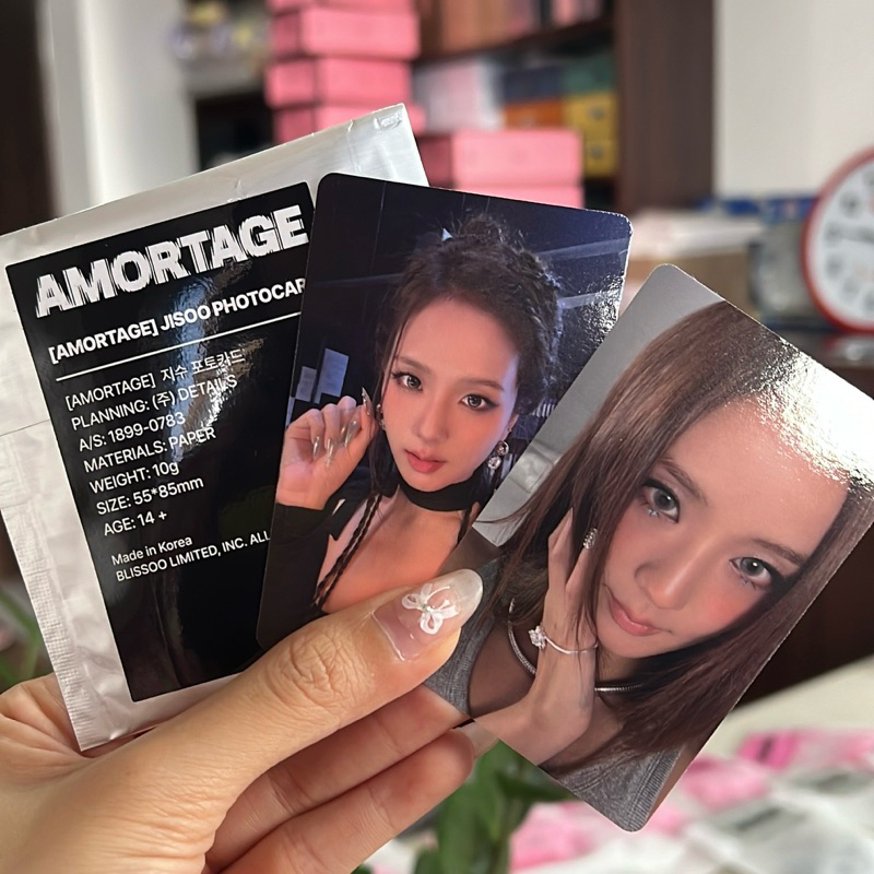 Amortage Jisoo Photocard Set Official
