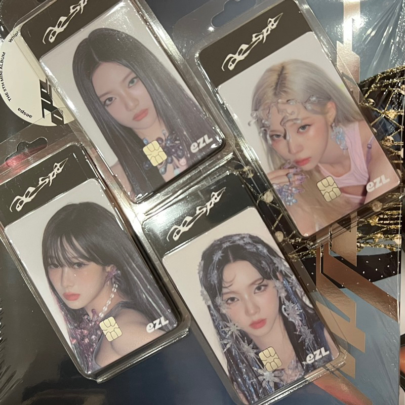 Photocard aespa EZL Official - Photocard dạng thẻ chíp aespa chính hãng